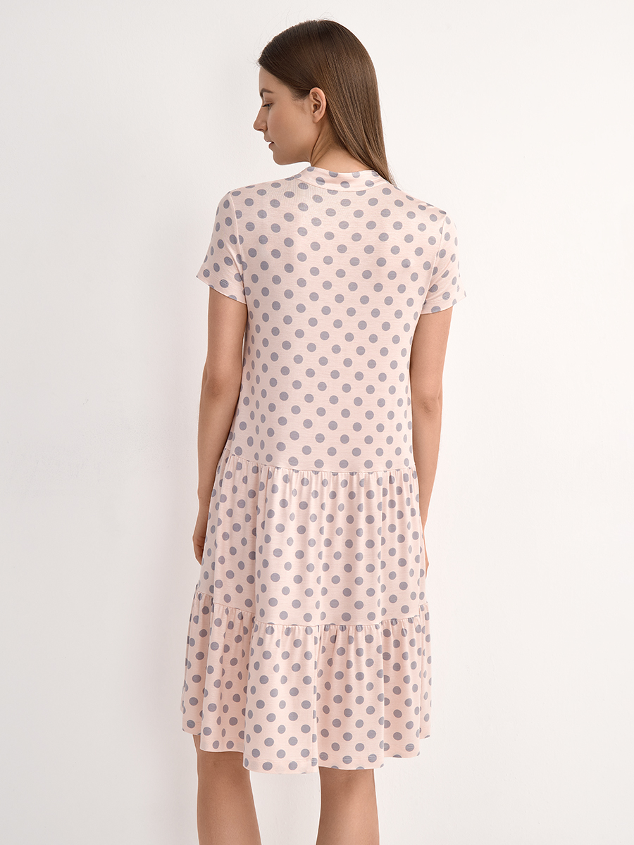 DSi_F SIESTA 0519VI Платье женское(с 2 ярусами юбки)