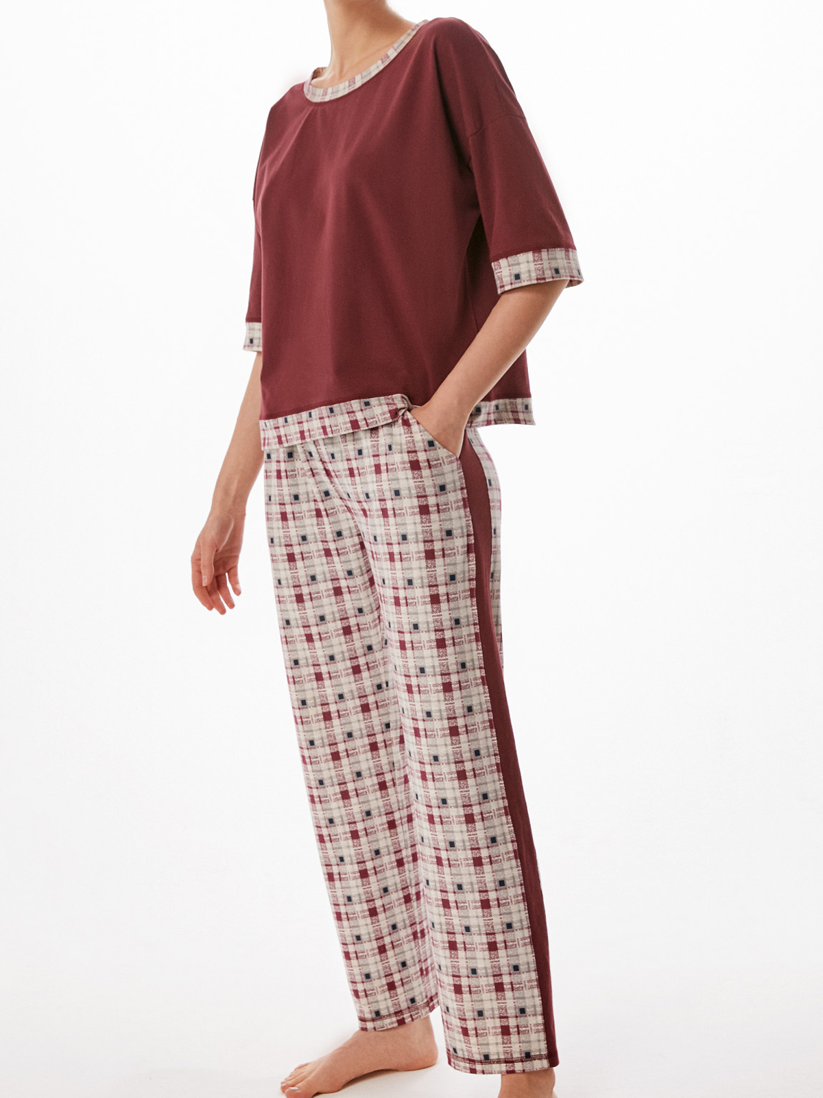 D0938Si Комплект жен. (Футболка+Брюки)