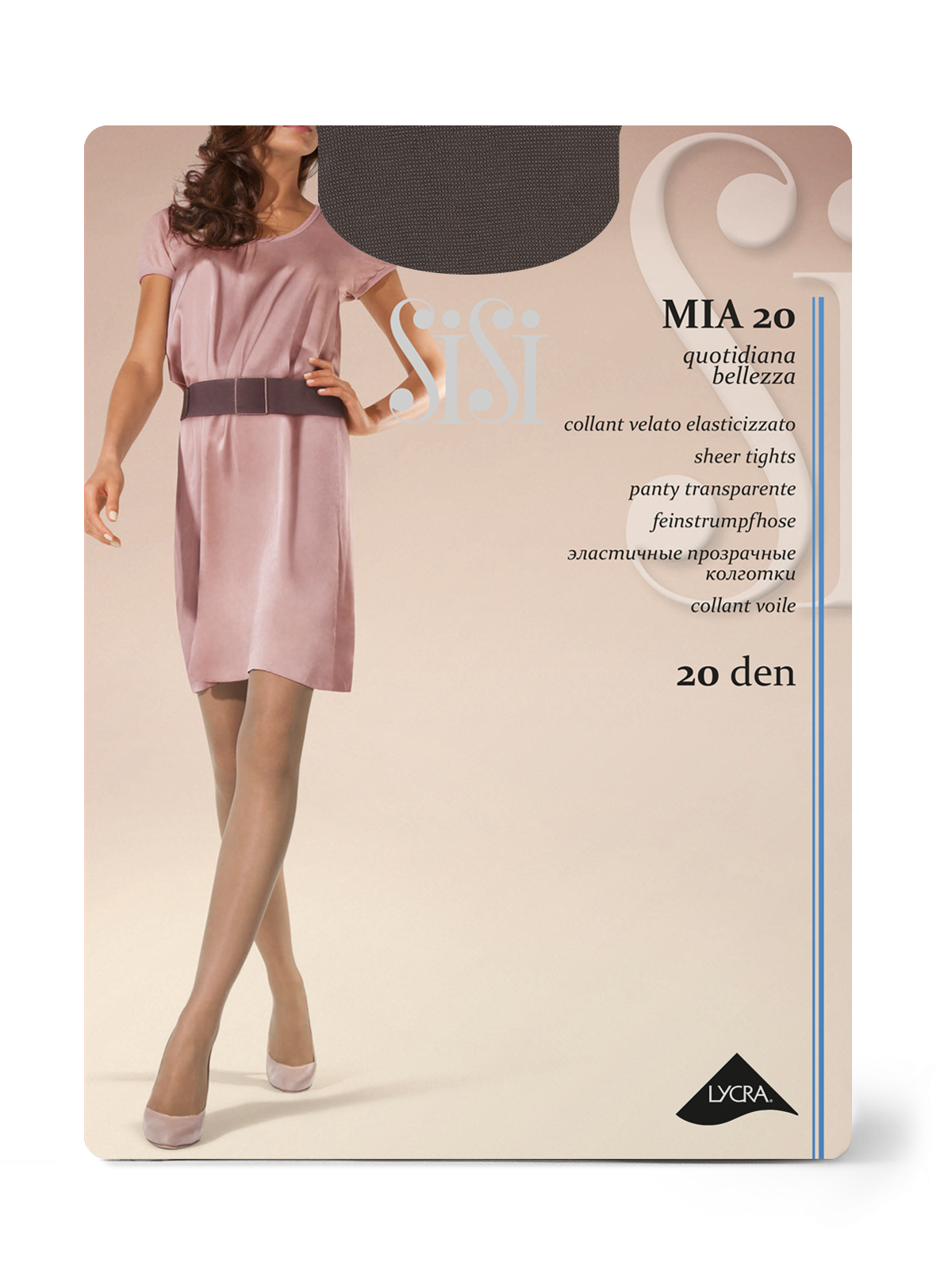 MIA 20 den Колготки с шортиками SISI Классика