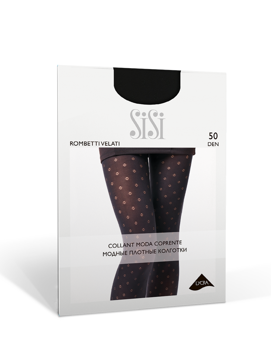 ROMBETTI VELATI  50 den Колготки из микрофибры с рисунком SISI FASHION COLLECTION