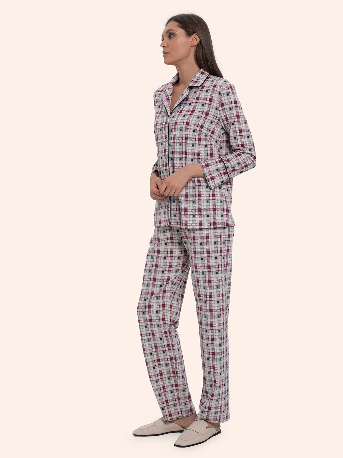 D0934Si Комплект женский (Рубашка+Брюки)